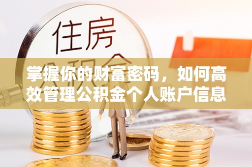 永吉掌握你的财富密码，如何高效管理公积金个人账户信息