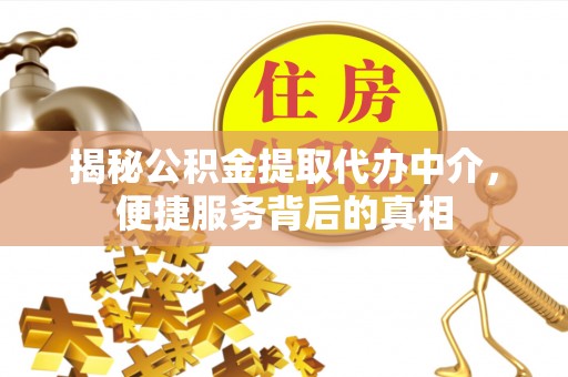 永吉揭秘公积金提取代办中介，便捷服务背后的真相