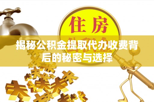 永吉揭秘公积金提取代办收费背后的秘密与选择