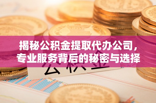 永吉揭秘公积金提取代办公司，专业服务背后的秘密与选择指南