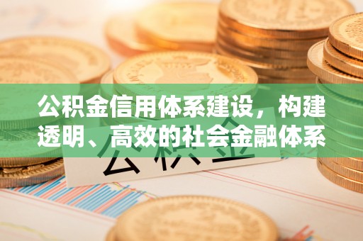 永吉公积金信用体系建设，构建透明、高效的社会金融体系